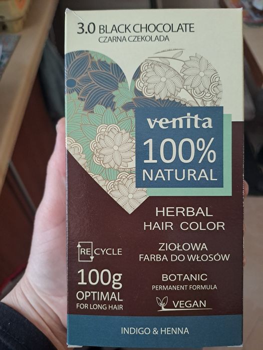 Henna Venita kolor czarna czekolada 100g