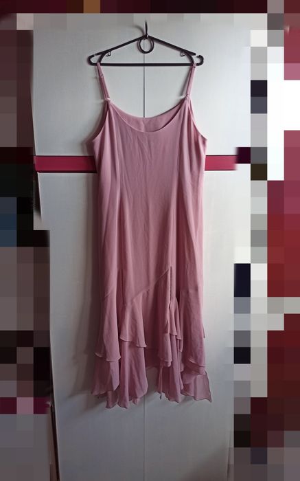 Długa sukienka koktajlowa 44