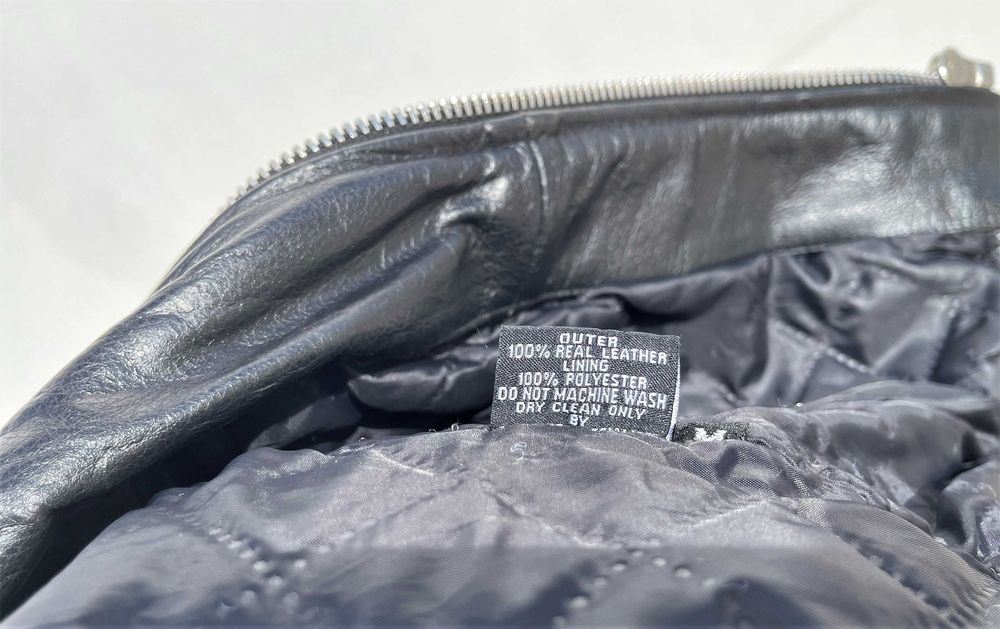 Blusão Rock'n'Roll 100% cabedal preto como novo.