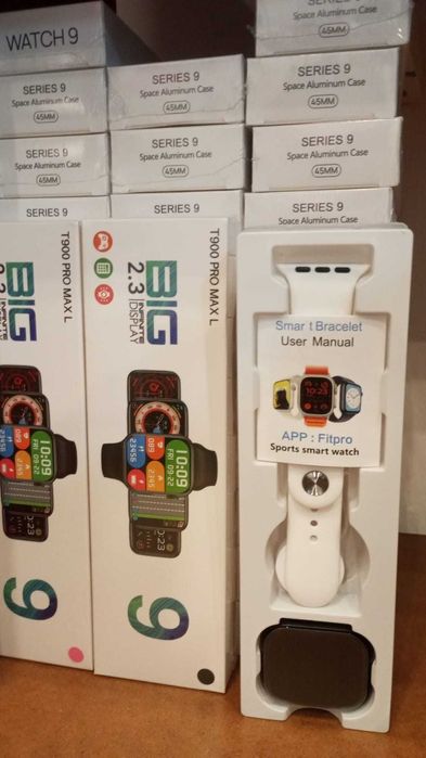 Lote Smartwatch  Branco, Preto e Rosa 30 Unidades lacradas