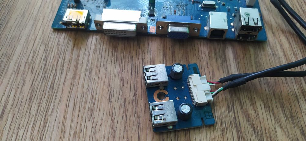 плата от монитора Dell U2412Mb работоспособность не известна