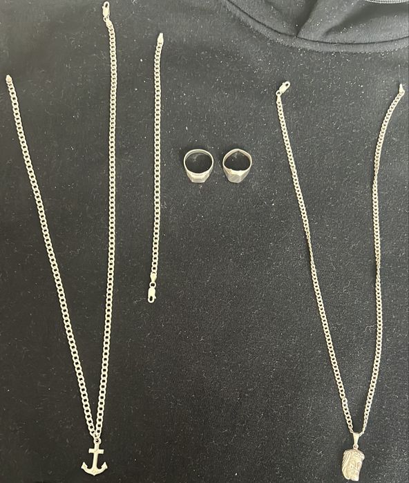 Joias de prata italiana original