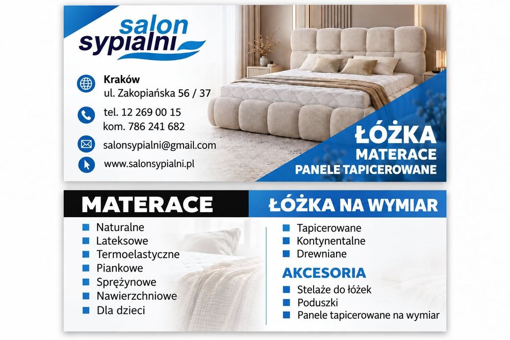 Materac  Aqua sleep Materasso 180x200 dostępny od ręki -30%
