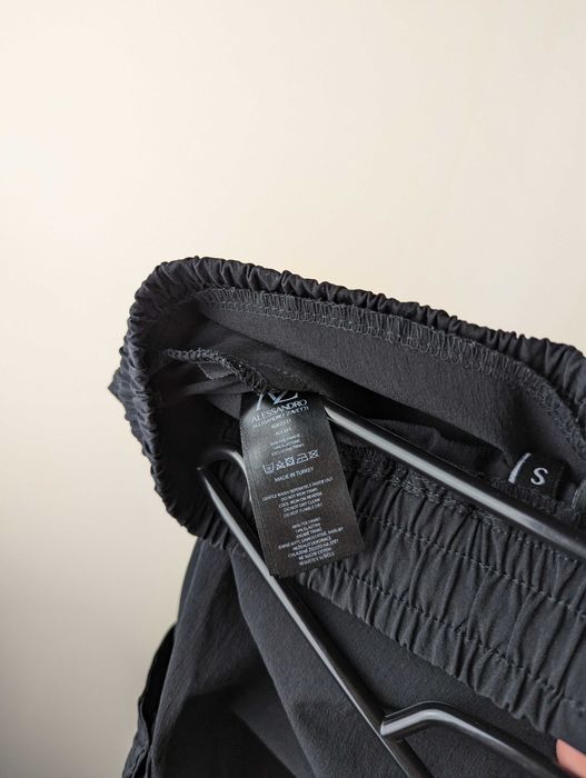 Чоловічі чорні нейлонові карго-штани Alessandro Zavetti, розмір S