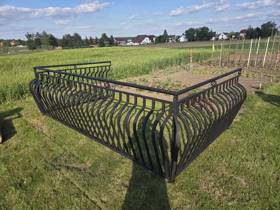 Balustrada balkonowa, 340x200cm