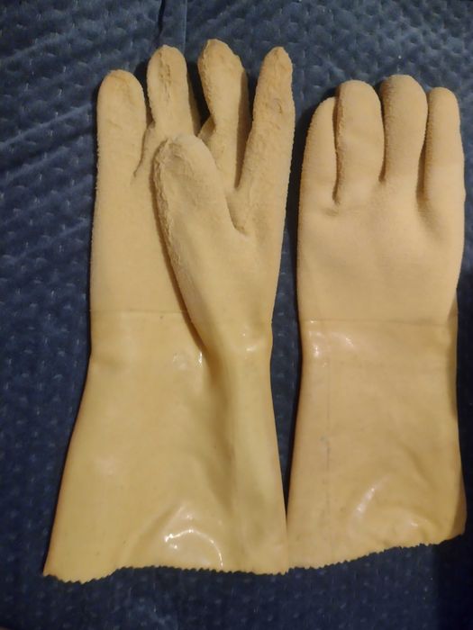 Rękawice robocze długie ocieplane