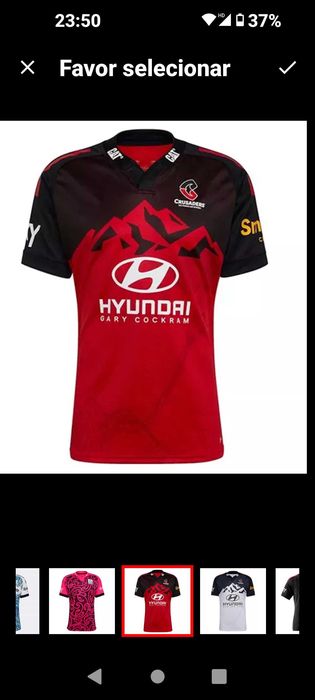 Vendo camisola  nova rugby dos crusaders da Nova Zelândia