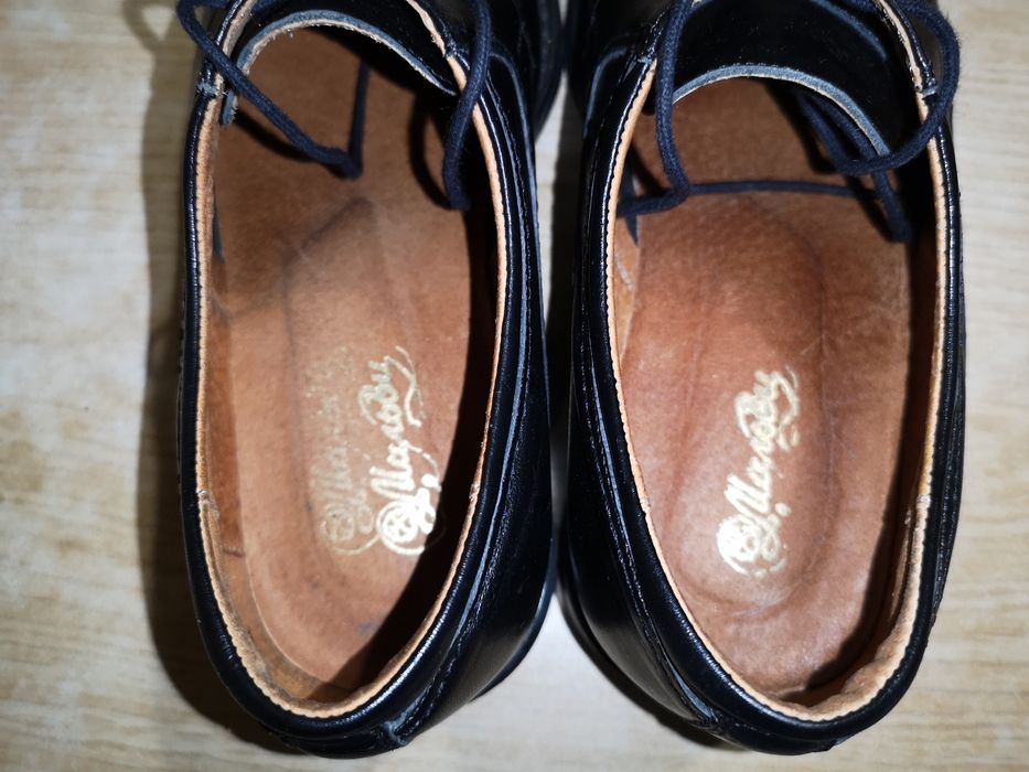 Мужские кожаные туфли (37 размер)