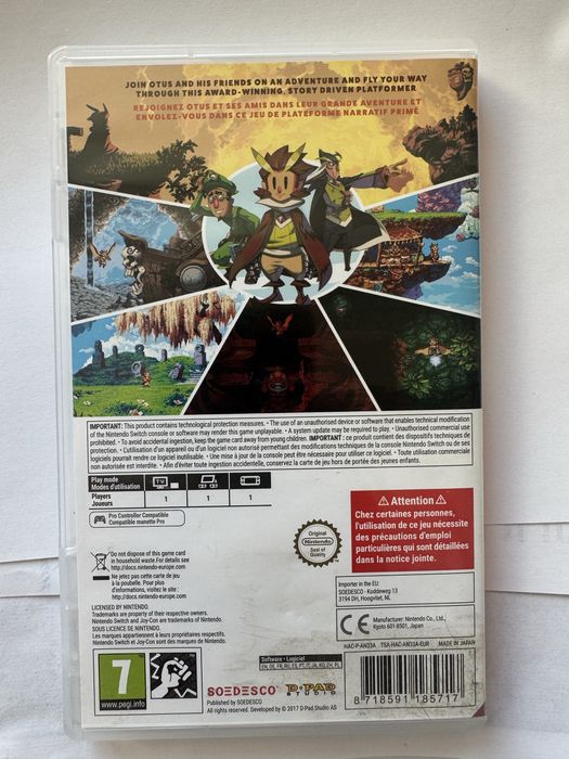 Owlboy nintendo switch
