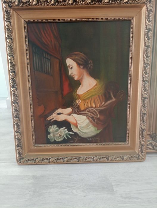 Quadro de santa Cecília