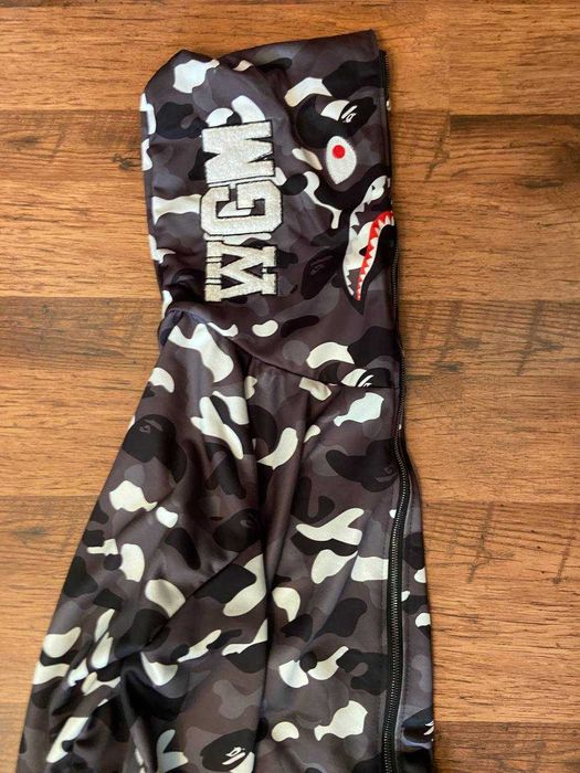 ‼️РОЗПРОДАЖ‼️ СІРА худі бейп, зіпка Bape Shark, бейп топ якість