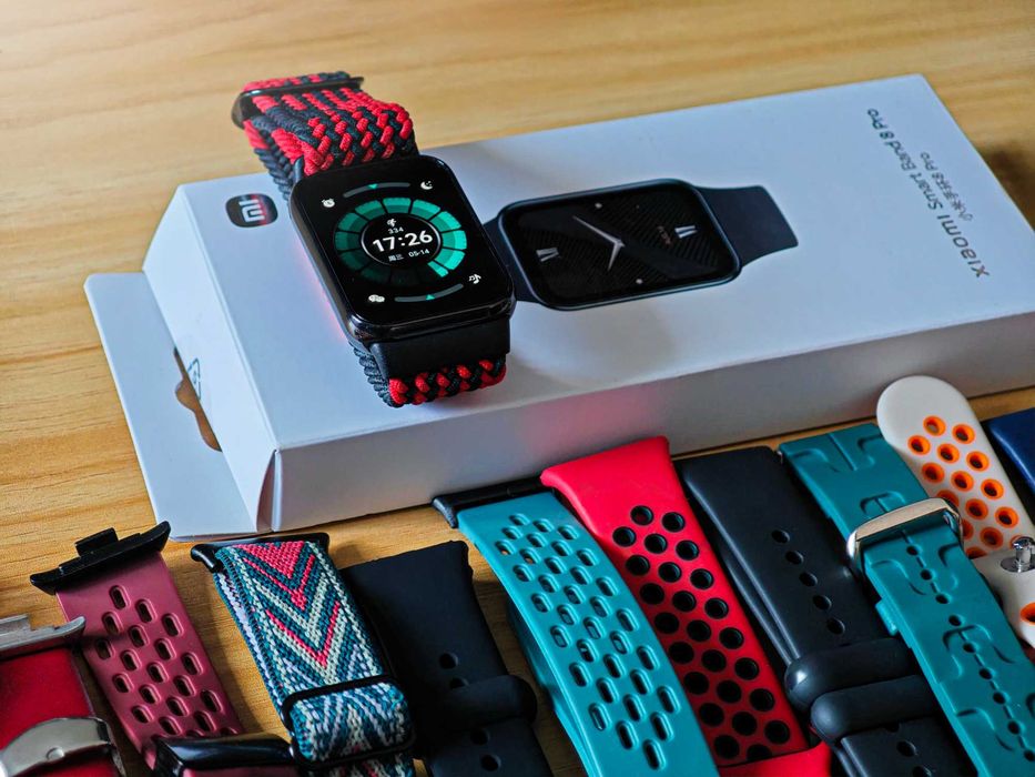 Смарт Часы Xiaomi Smart Band 8 Pro Black + огромный комплект ремешков