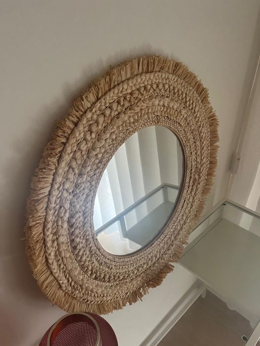 Conjunto secretária mais espelho