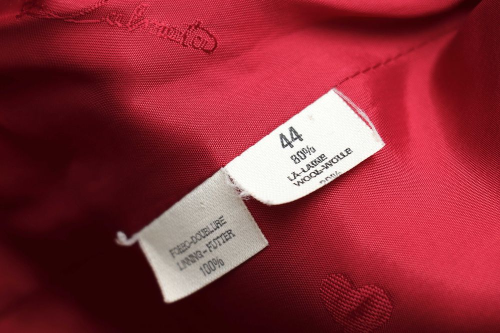 Casaco/blazer de inverno vermelho da Dalmata