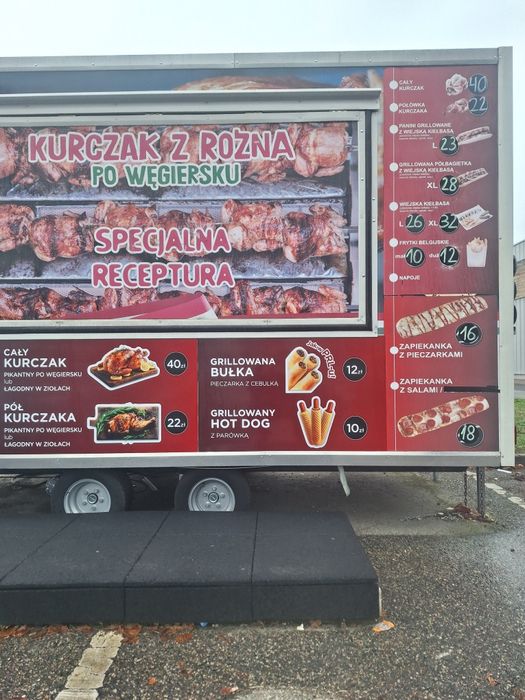 Wynajmę przyczepę gastronomiczną z rożnem