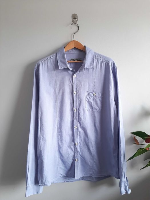 Niebieska błękitna koszula męska Drykorn bawełniana XL