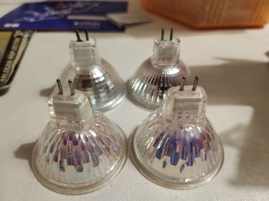 5 lampadas foco halogéneo GU5.3 MR16 12V