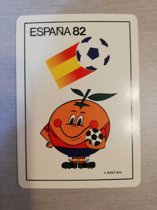 Baralho de Cartas-NARANJITO-Mundial de Espanha 82