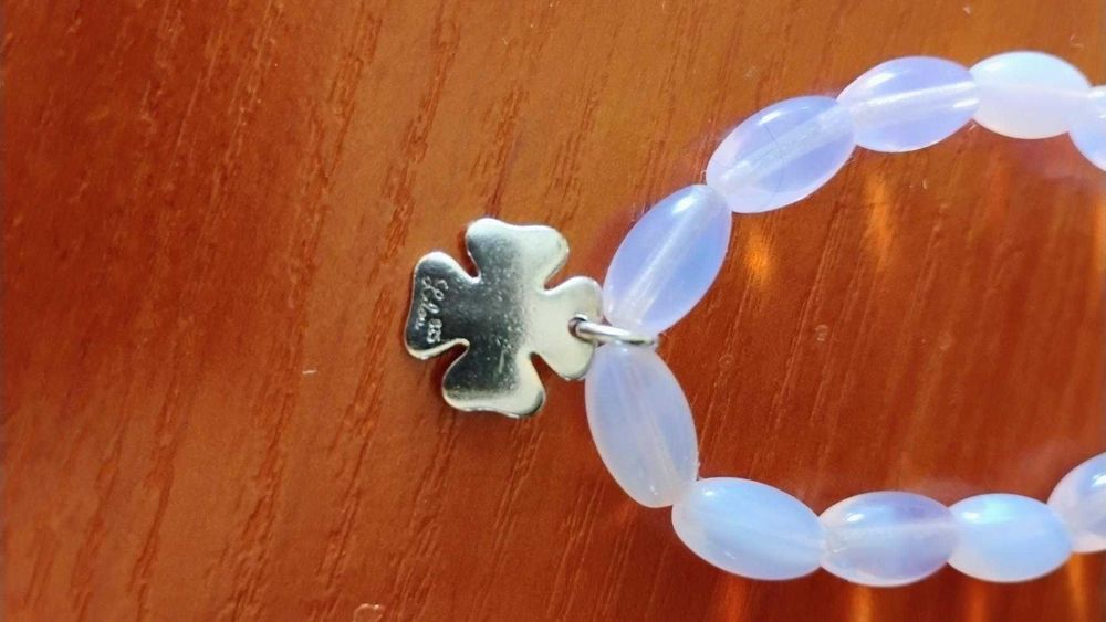 Bransoletka "Lilou' ze srebrną zawieszką