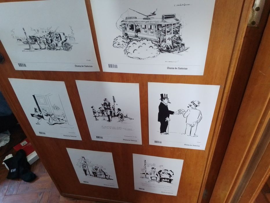 31 desenhos Stuart de Carvalhais Fac símile 50E - Olhos V.-2E Desde 2E