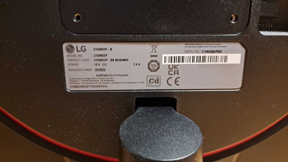 Monitor LG UltraGear 27GN800P-B