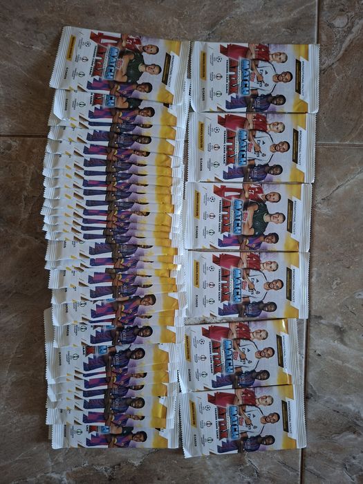 Karty match attax w saszetkach