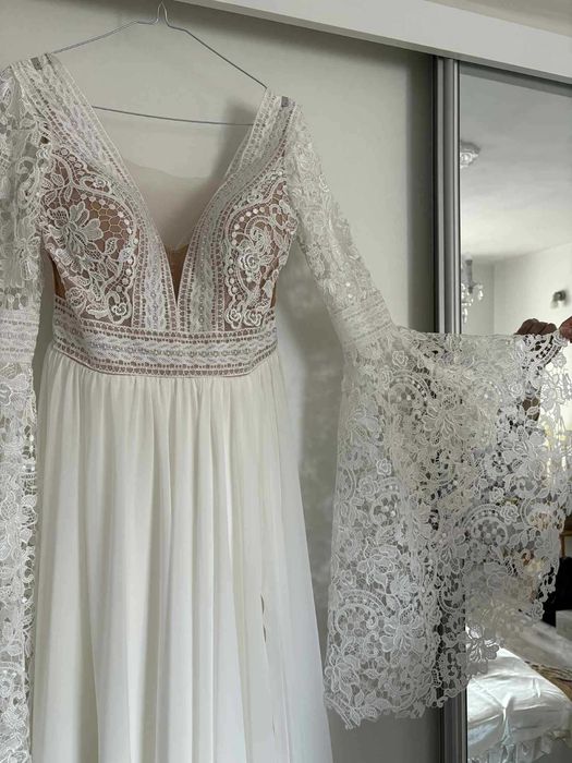 Sprzedam suknię ślubną typu BOHO