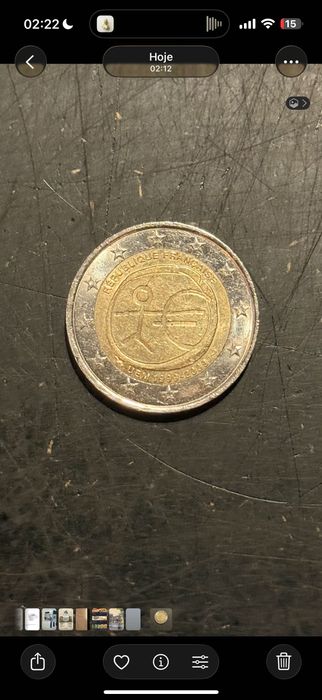 Moeda 2 euros rara