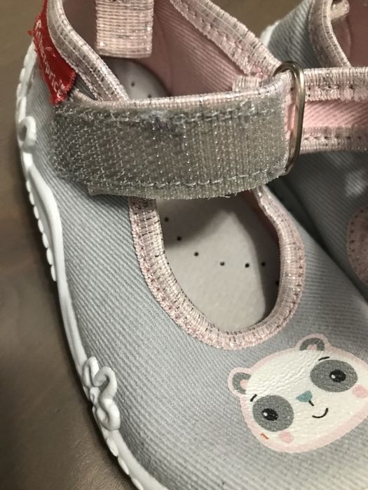 Kapcie dziewczęce, skórzana wkładka, Fisher-Price 23 rozm