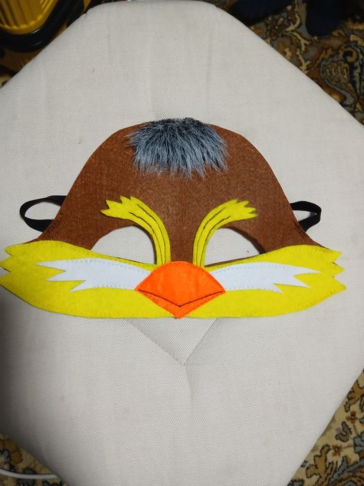 Маска дитяча горобця горобчика