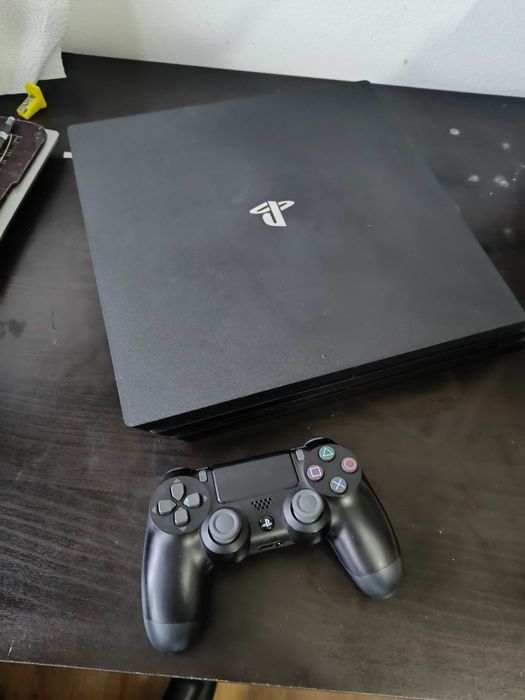 ps4 pro + jogos e controle