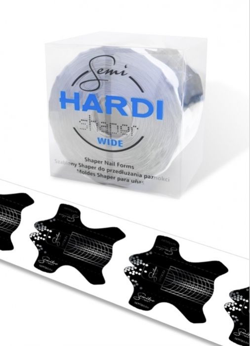 Шаблони для нарощування нігтів Semilac Semi HARDI Shaper WIDE - 500 шт