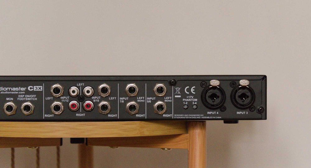 Studiomaster C3X / Mixer / Mikser / Rack 1U / DSP