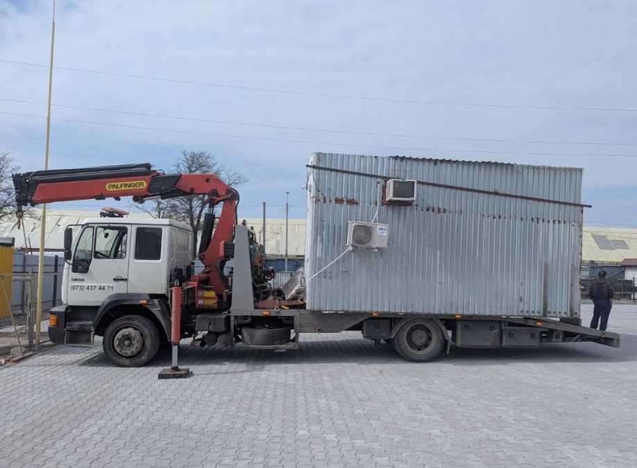 Кран манипулятор Одесса. Перевозка 20 футовых контейнеров. Эвакуатор
