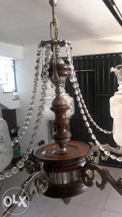 Candeeiro de teto de sala com 5 pontos de luz