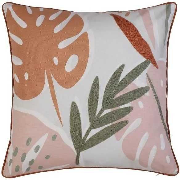 Poduszka Leaves 45 x 45 cm bawelna komplet 2szt ikea miloo zara