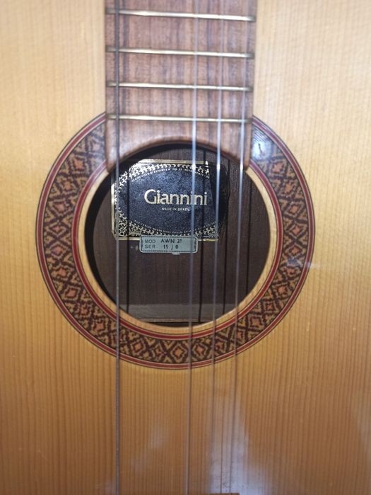 Klasyczna gitara Giannini AWN 31 – Made in Brazil – Vintage lat 70