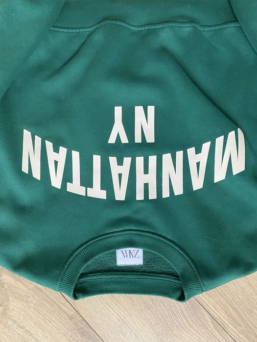 Bluza zielona crop Zara 164