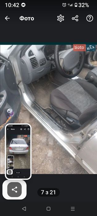 Хюндай акцент 2002р.1.6бензин