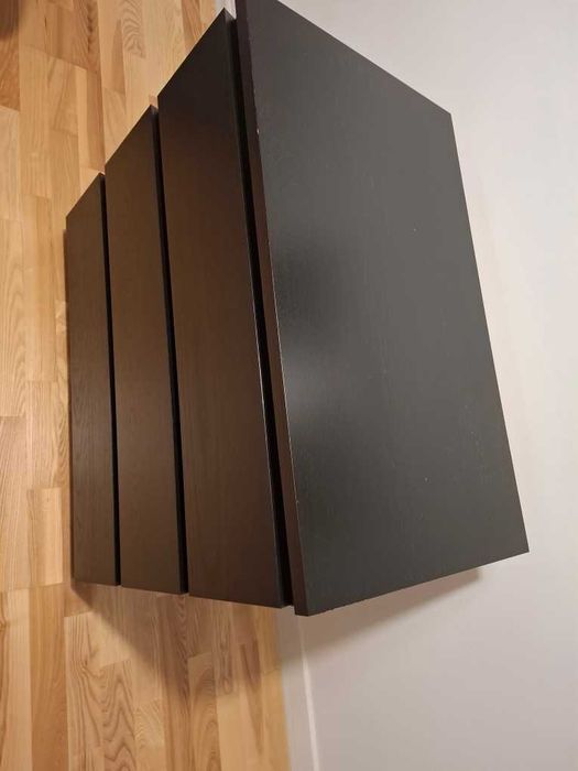 komoda ikea malm czarny brąz