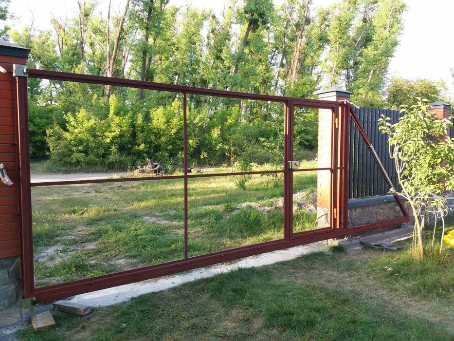 Зварені відкатні автоматичні ворота, Рама/Каркас воріт, Розсувні