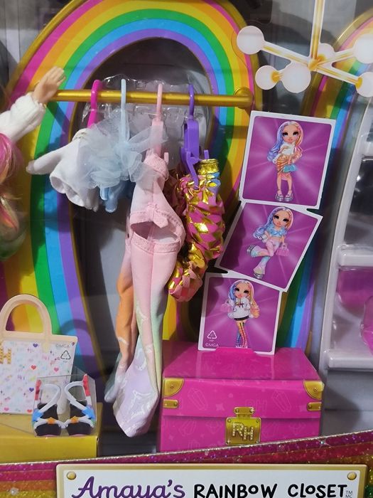 Rainbow High Amaya Closet Рейнбоу Хай Райдужна шафа Амая лялька