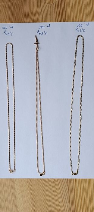 Łańcuszek złoty  próba 585