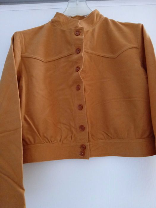 kurtka damska kolor musztardowy rozmiar 38