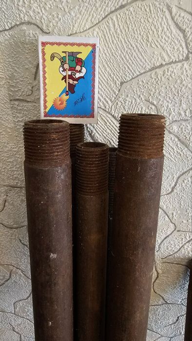 Новые железные водопроводные трубы