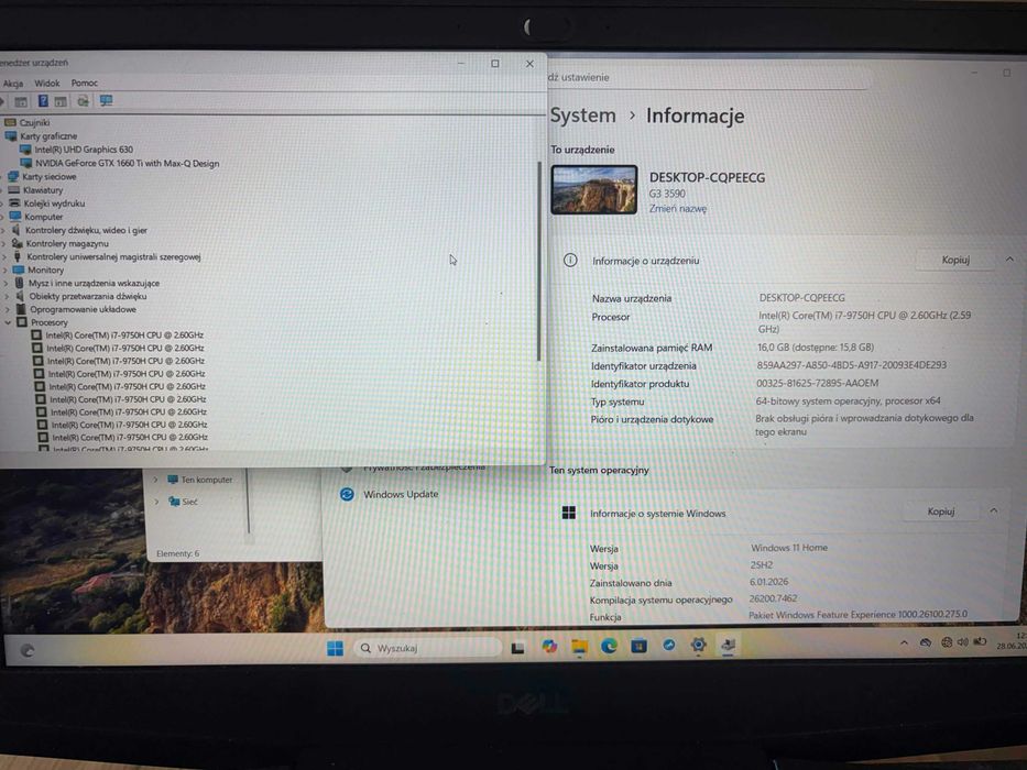 Laptop Dell G3 15 15.6" Full HD
