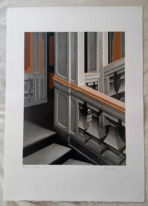 Serigrafia de Manuel Amado, de 1996