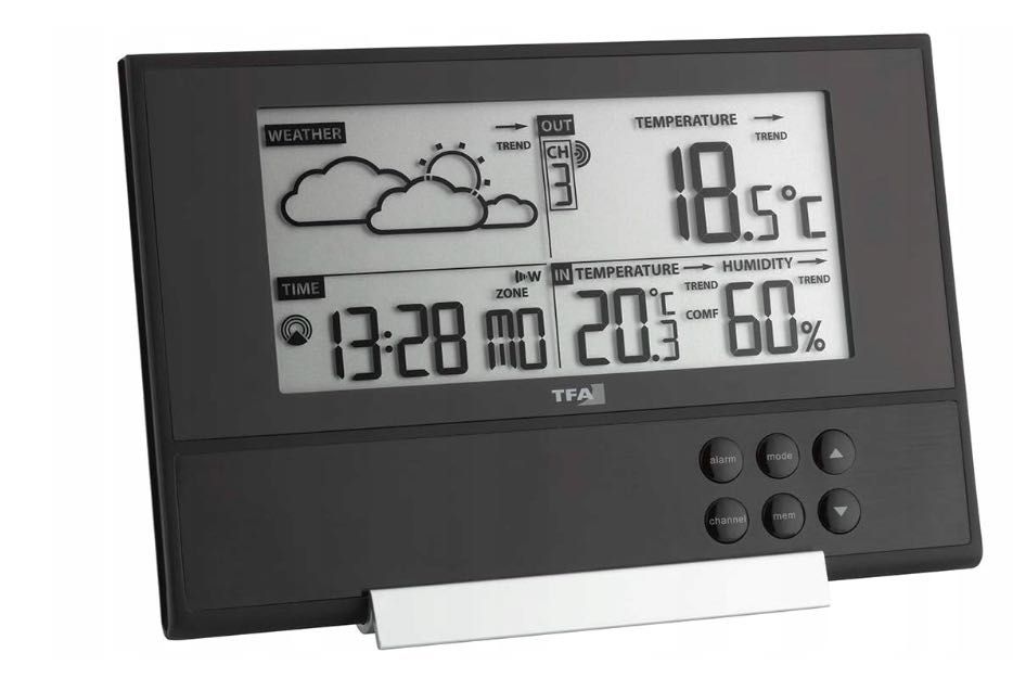 TFA Dostmann PURE radiowa stacja pogodowa