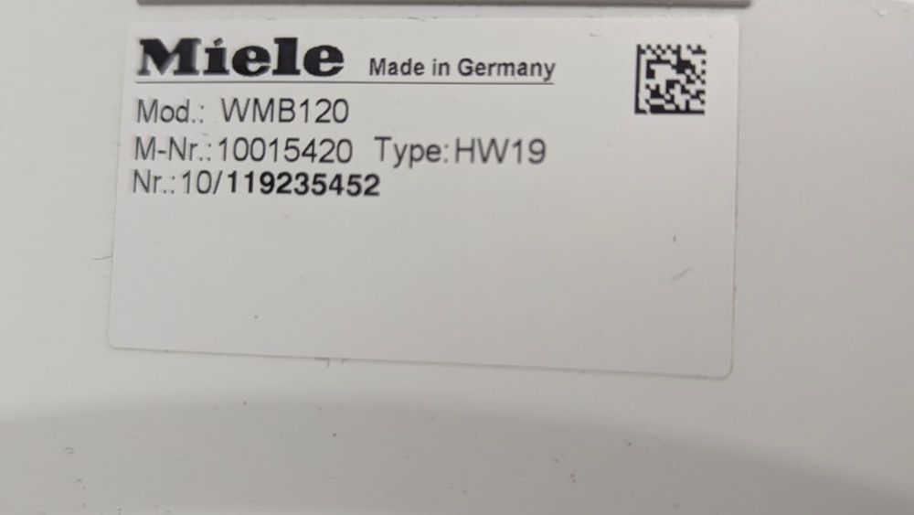 Преміум пральна машина Miele wmb 120 8kg