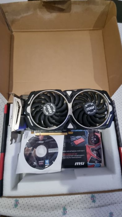 Placa gráfica AMD RX570 8gb (Peças)64283924326145123